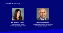 Responsive paths for learners: Dr. Shari L. Camhi and Anthony Mignella